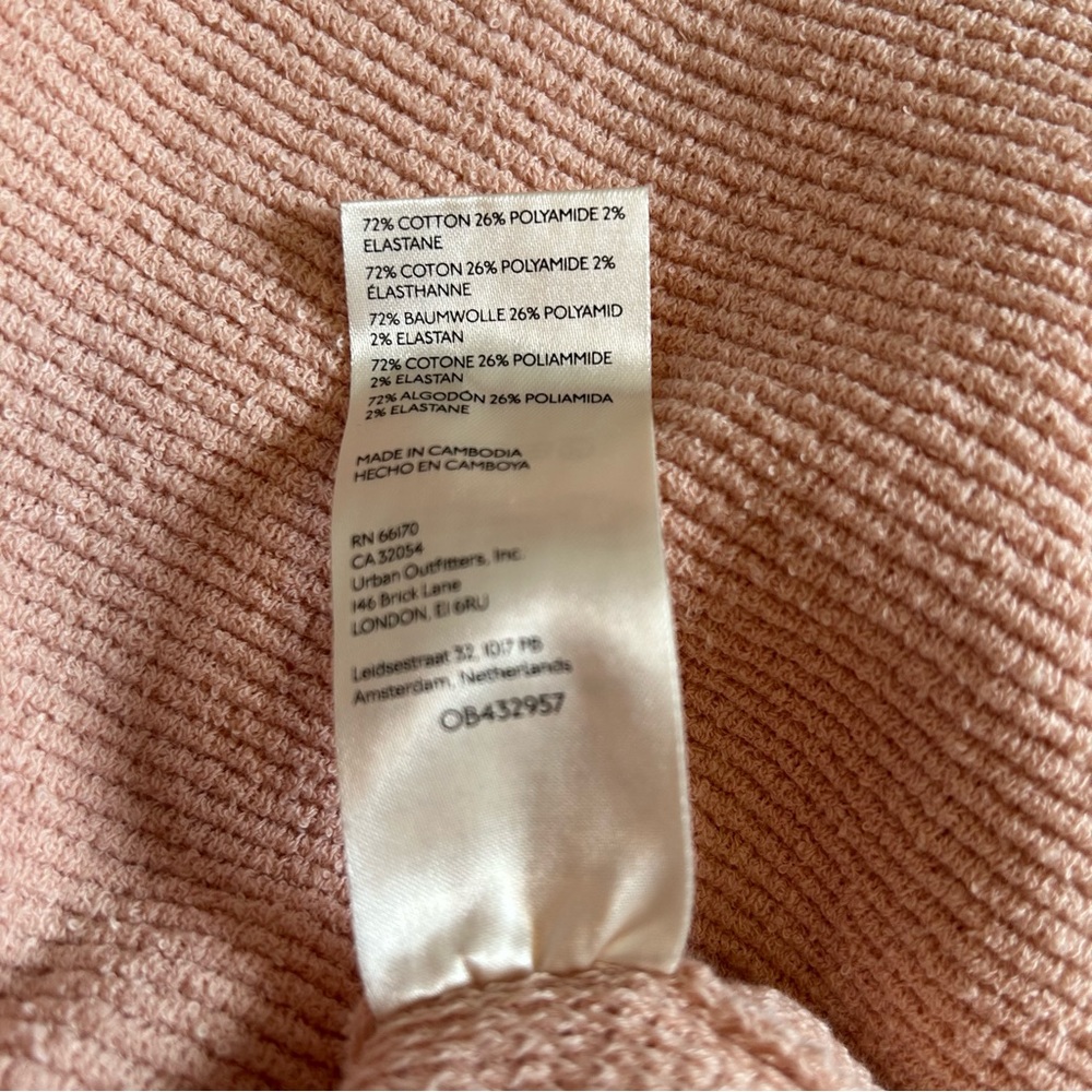 (SOLD) FREE PEOPLE Ottoman Slouchy Tunic Dusty Pink Size XS - Picture 13 of 14